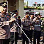 Kapolres Kediri Kota Pimpin Apel Pagi di Polsek Kota