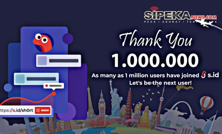 Selama 2023, Pemendek Link dan Bio s.id Tembus Sejuta Pengguna