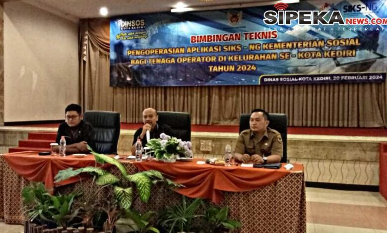 Bimbingan Teknis Pengoperasian Aplikasi SIKS-NG oleh Dinas Sosial Kota Kediri di Hotel Lotus
