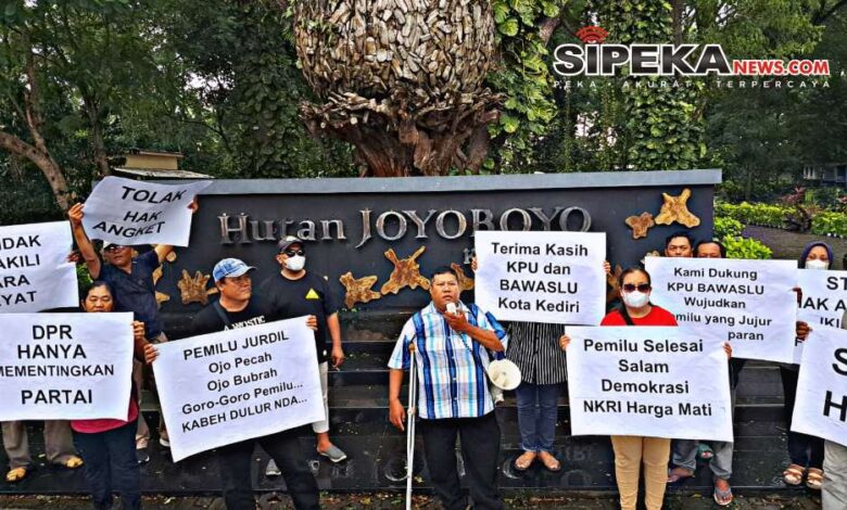 Viral, Ormas Cinta Tanah Air Kota Kediri Tolak Persoalan Pemilu 2024 Lewat Hak Angket