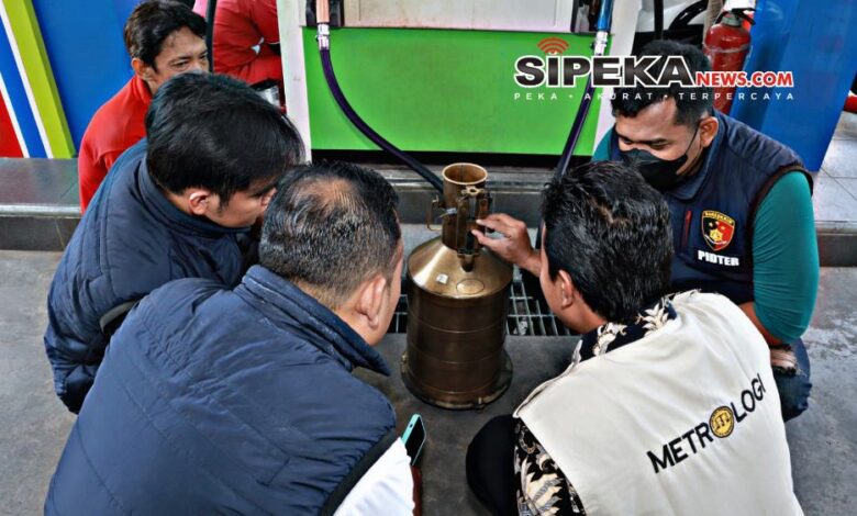 Polres Lamongan Sidak SPBU untuk Cegah Kecurangan Penjualan BBM Jelang Mudik Lebaran