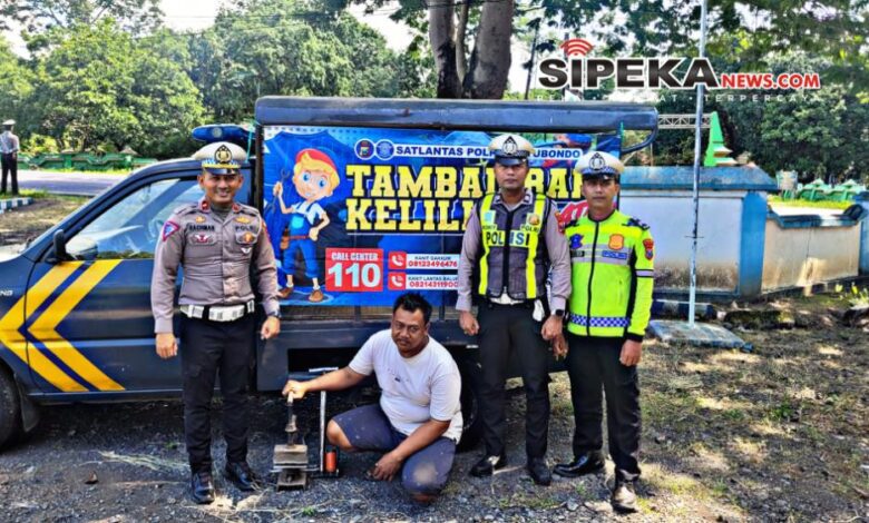 Polres Situbondo Siapkan Layanan Patroli Tambal Ban Gratis untuk Pemudik Lebaran