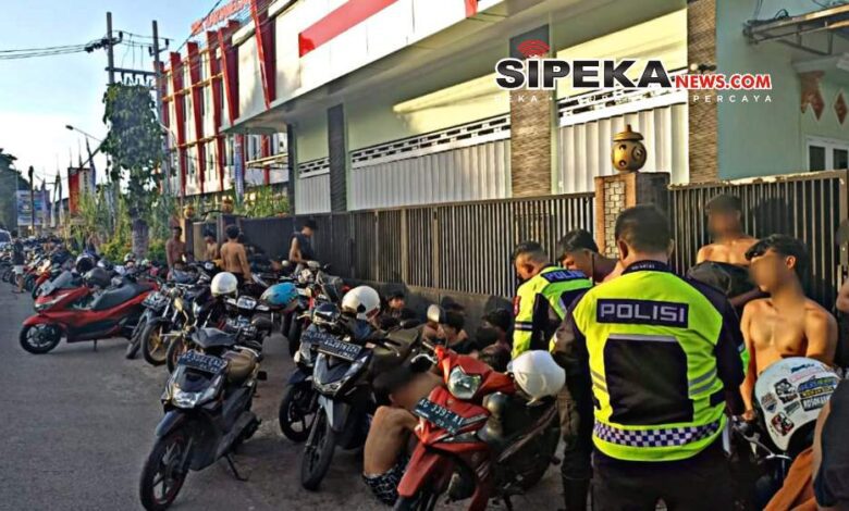 Balap Liar: Kasat Lantas Polres Kediri Berhasil Menertibkan Ratusan Sepeda Motor