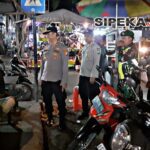 Patroli Gabungan Polisi di Pasar Kandangan Memastikan Keamanan dan Kewaspadaan