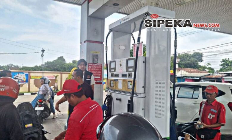Polres Kediri Lakukan Sidak di SPBU Jelang Mudik Lebaran untuk Cegah Kecurangan