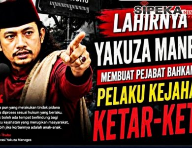 Lahirnya Yakuza Maneges, Pejabat hingga Ulama yang Terlibat Kejahatan Mulai Ketar-Ketir? Lahirnya Yakuza Maneges, Pejabat hingga Ulama yang Terlibat Kejahatan Mulai Ketar-Ketir?