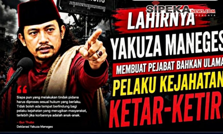 Lahirnya Yakuza Maneges, Pejabat hingga Ulama yang Terlibat Kejahatan Mulai Ketar-Ketir? Lahirnya Yakuza Maneges, Pejabat hingga Ulama yang Terlibat Kejahatan Mulai Ketar-Ketir?